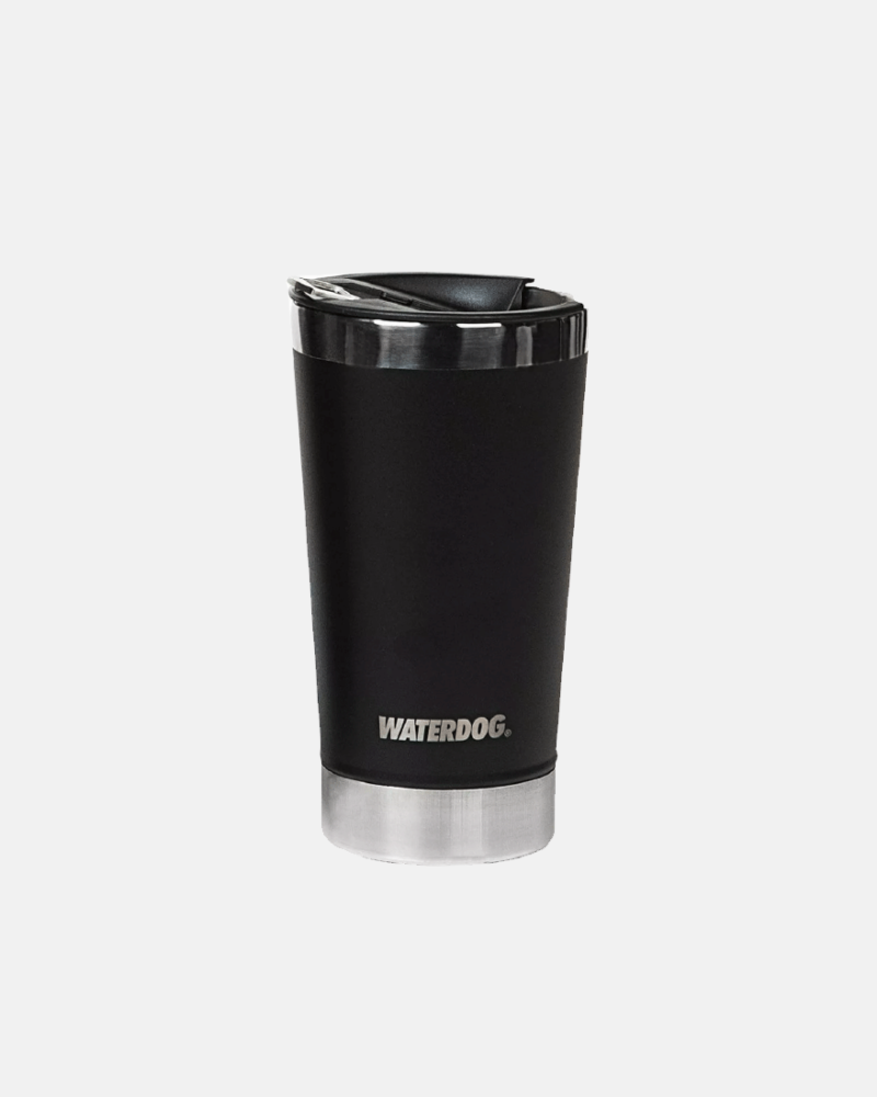 Vaso Waterdog Acero Inox. Beer negro